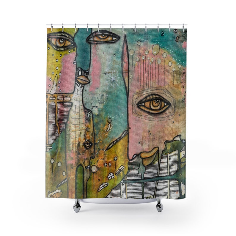 SincerelyJoyStore Dreamtime Door Shower Curtain - Thumbnail 2