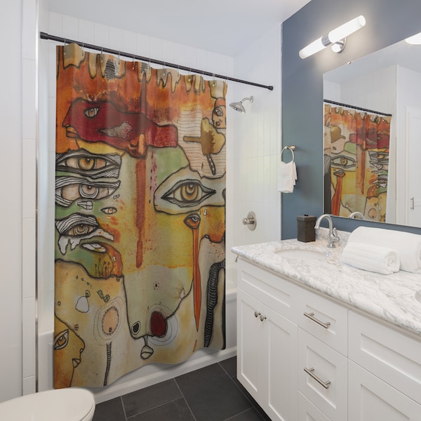 Unusual Shower Curtains Etsy