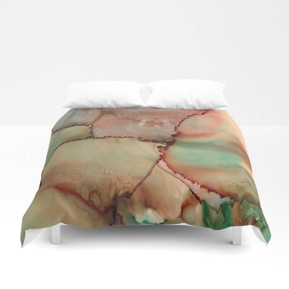 Abstract Art Duvet Cover Neutral Duvet Cover Bedroom Set Etsy