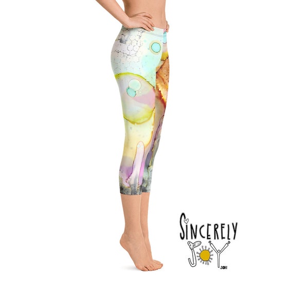 Crossfit Training Yoga Dance Running Workout Capri Pants Unique