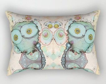 Pastel Faces Art Lumbar Pillows Cases for Bedroom Living Room Office Chair or Travel Decor Abstract Bed Pillow Cases Artist Brand Bedding