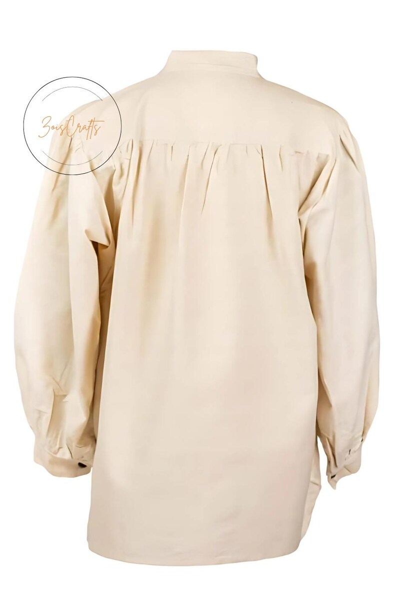 Medieval Viking Tunic, Renaissance Long Sleeve Cotton Linen Men Tunic ...