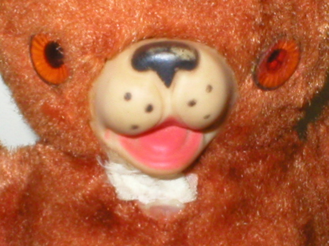 Teddy Bear Plush Musical Windup Toy Vintage 1960s Plays Etsy