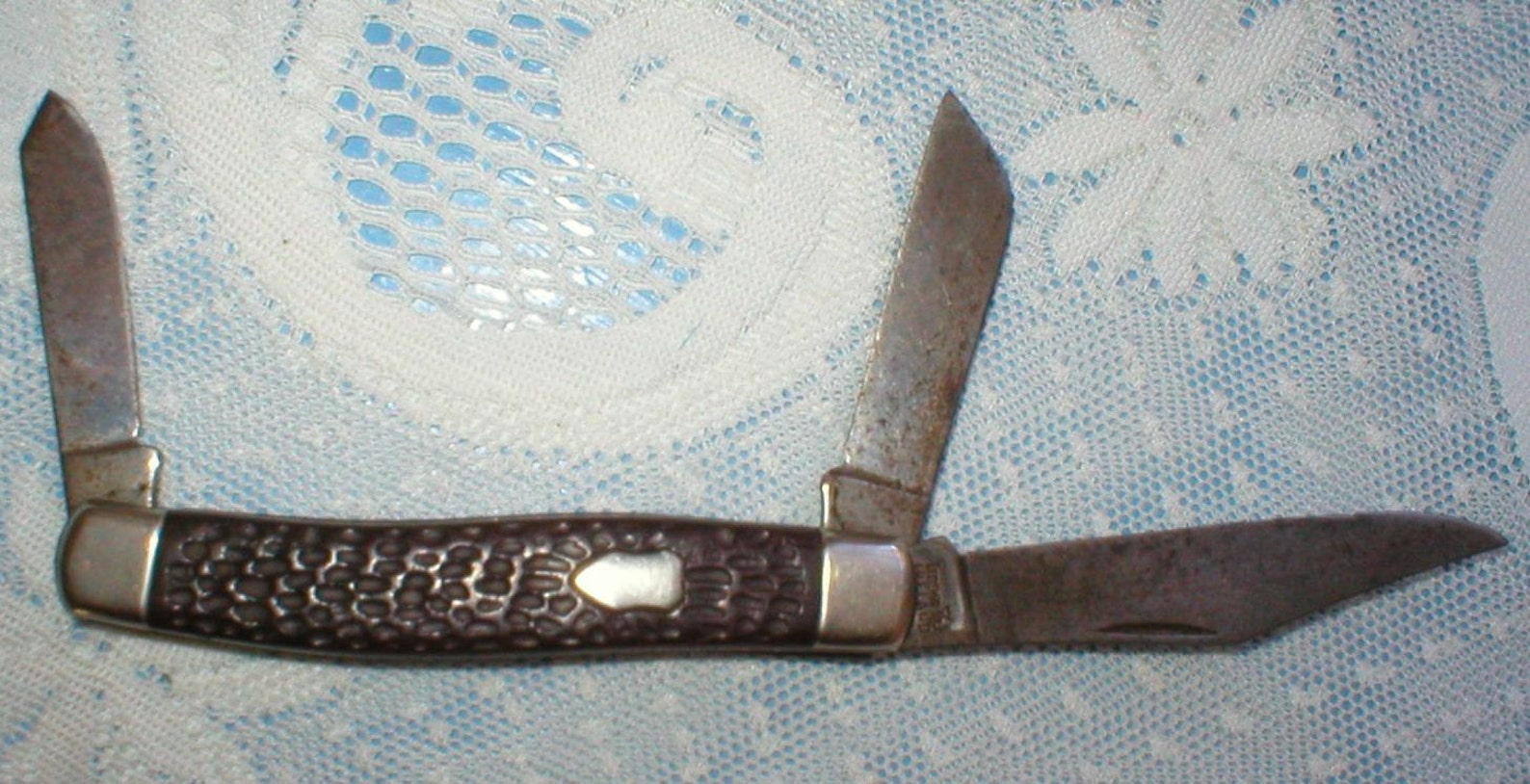 Imperial Knife Triple Blade Folding Pocket Knife Ireland Etsy