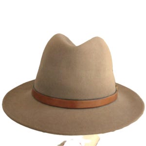 DOBBs Fedora Hat Fifth Avenue Wool 7&1/8 Vintage