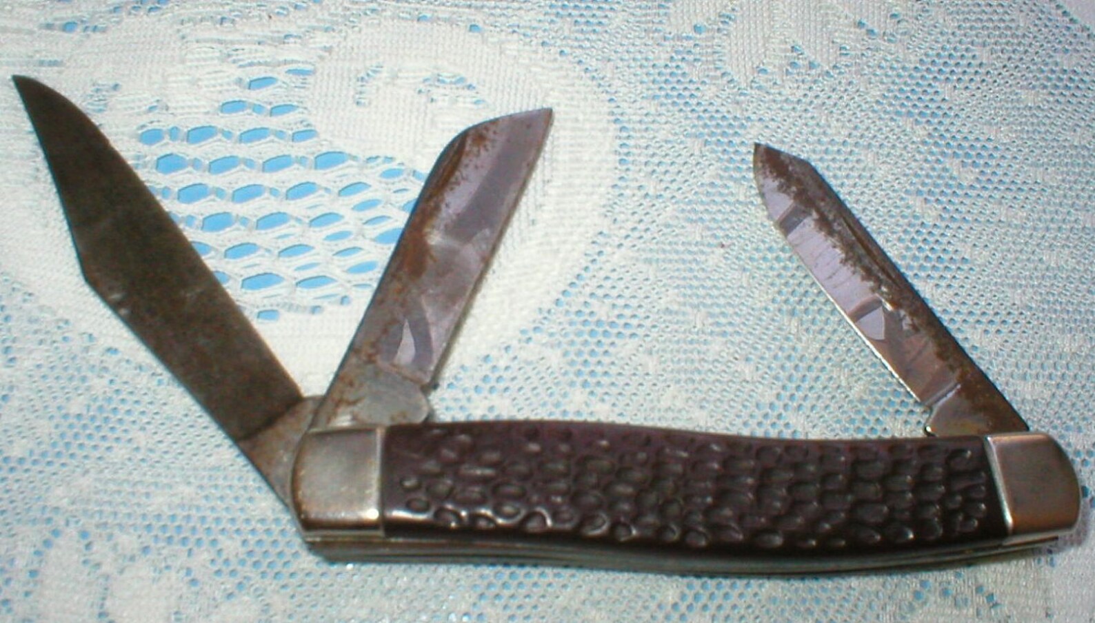 Imperial Knife Triple Blade Folding Pocket Knife Ireland Etsy