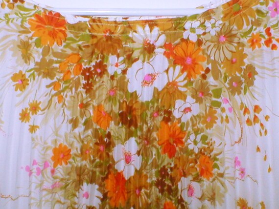 Blouse Top Hawaiian Accordion Pleated Floral Wome… - image 3