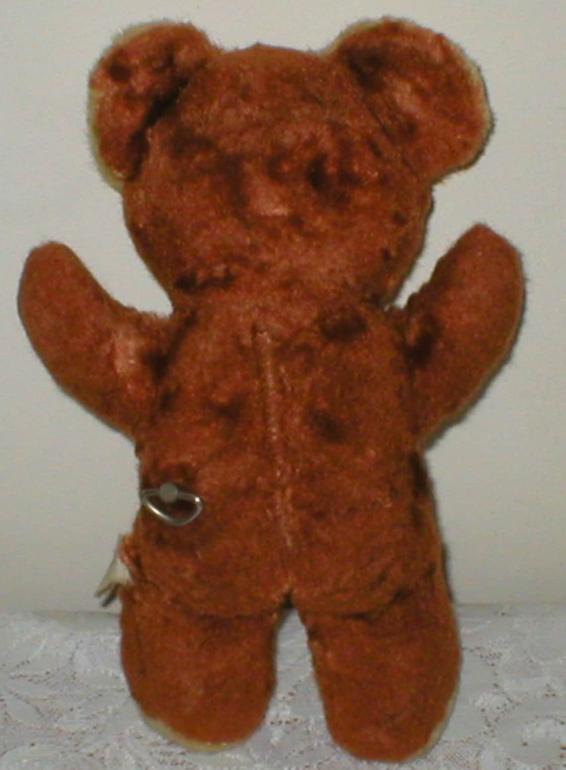 Teddy Bear Plush Musical Windup Toy Vintage 1960s Plays Etsy