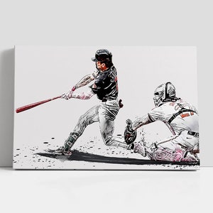 Corbin Carroll Poster, Arizona Diamondbacks Wall Art Print, Baseball Sports Poster, MLB Canvas Print, MLB Framed Poster, Baseball Poster-G10