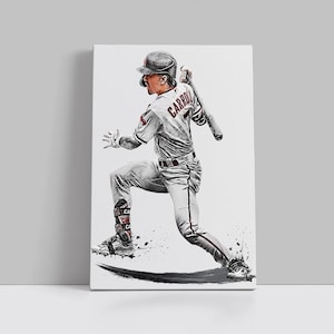 Corbin Carroll Poster Arizona Diamondbacks Wall Art Print Baseball Sports Poster MLB Canvas Framed Poster Baseball Poster Home Decor G21