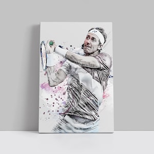 Casper Ruud Poster Wand Kunst Druck Tennisspieler Poster Tennis Leinwand Druck Gerahmtes Poster Tennis Liebhaber Geschenk Moderner Sport Wohnkultur G86