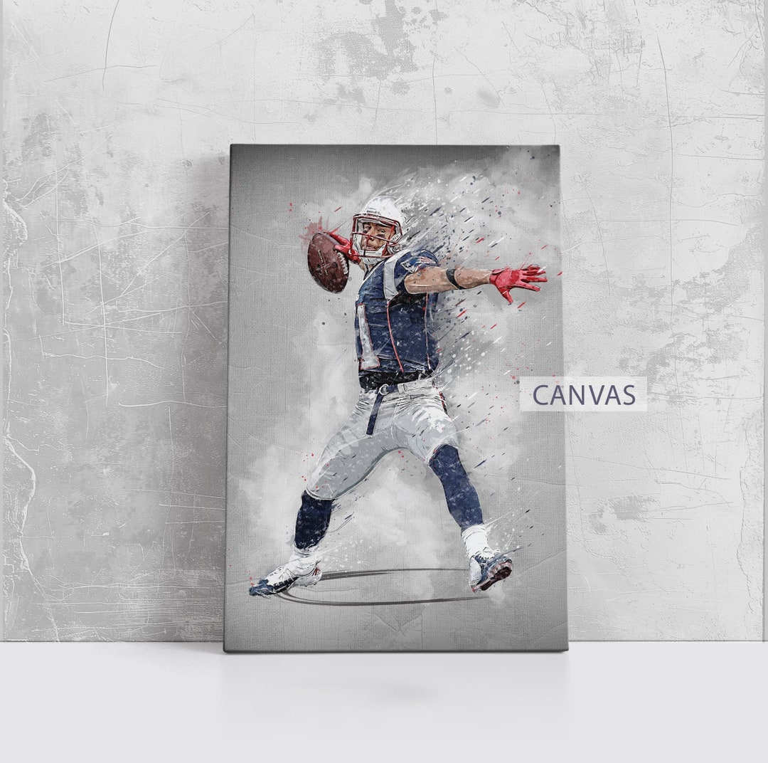 Julian Edelman Poster New England Patriots Wall Art Print Football ...