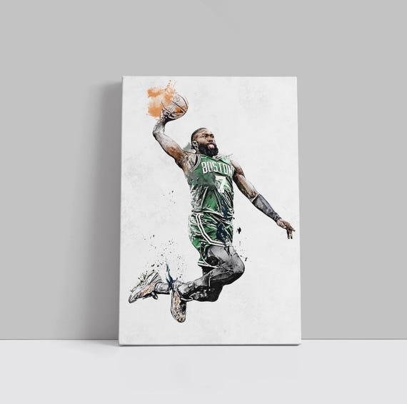 Jaylen Brown Poster Boston Celtics Wall Art Print Basketball