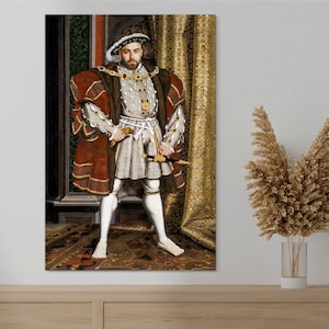 The Ambassador - Сustom Victorian Portrait from Photo - Vintage Custom Portrait Oil Painting Style - Custom Man Portrait - Stretched Canvas