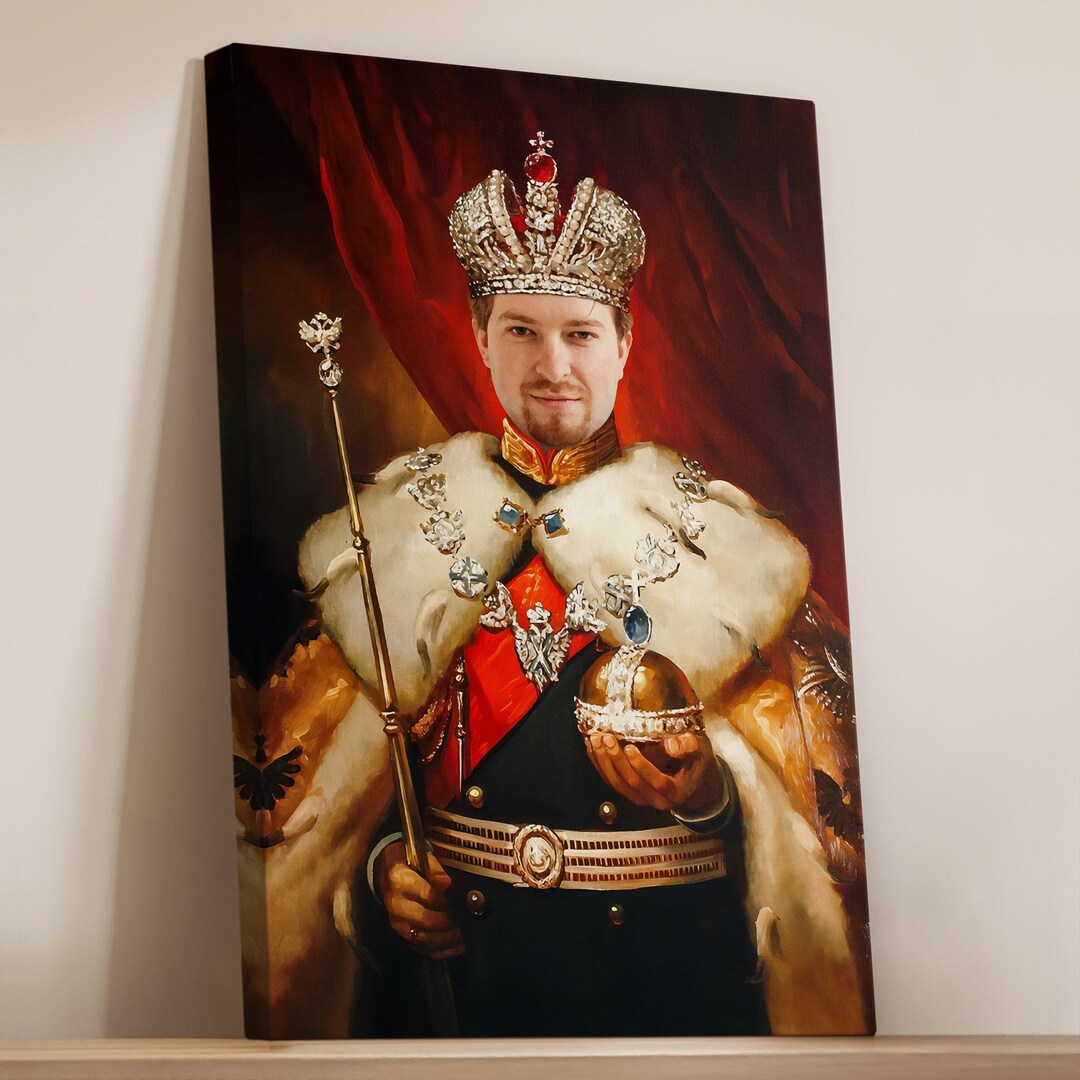 The Ruler - Custom Human Portrait From Photo - Royal Human Portraits ...