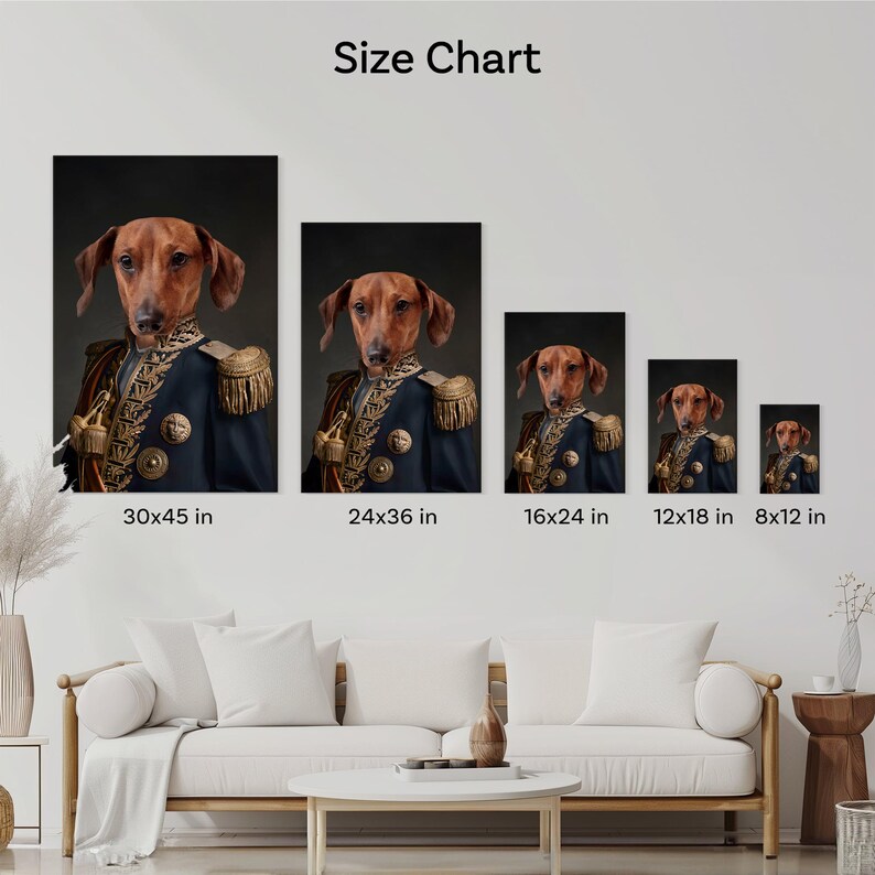 The Royal - Custom Pet Portrait From Photo - Regal Cat Dog Portrait ...