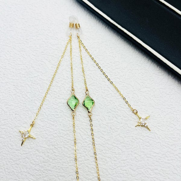 Cross pendant glasses chain, women's sunglasses anti-slip chain