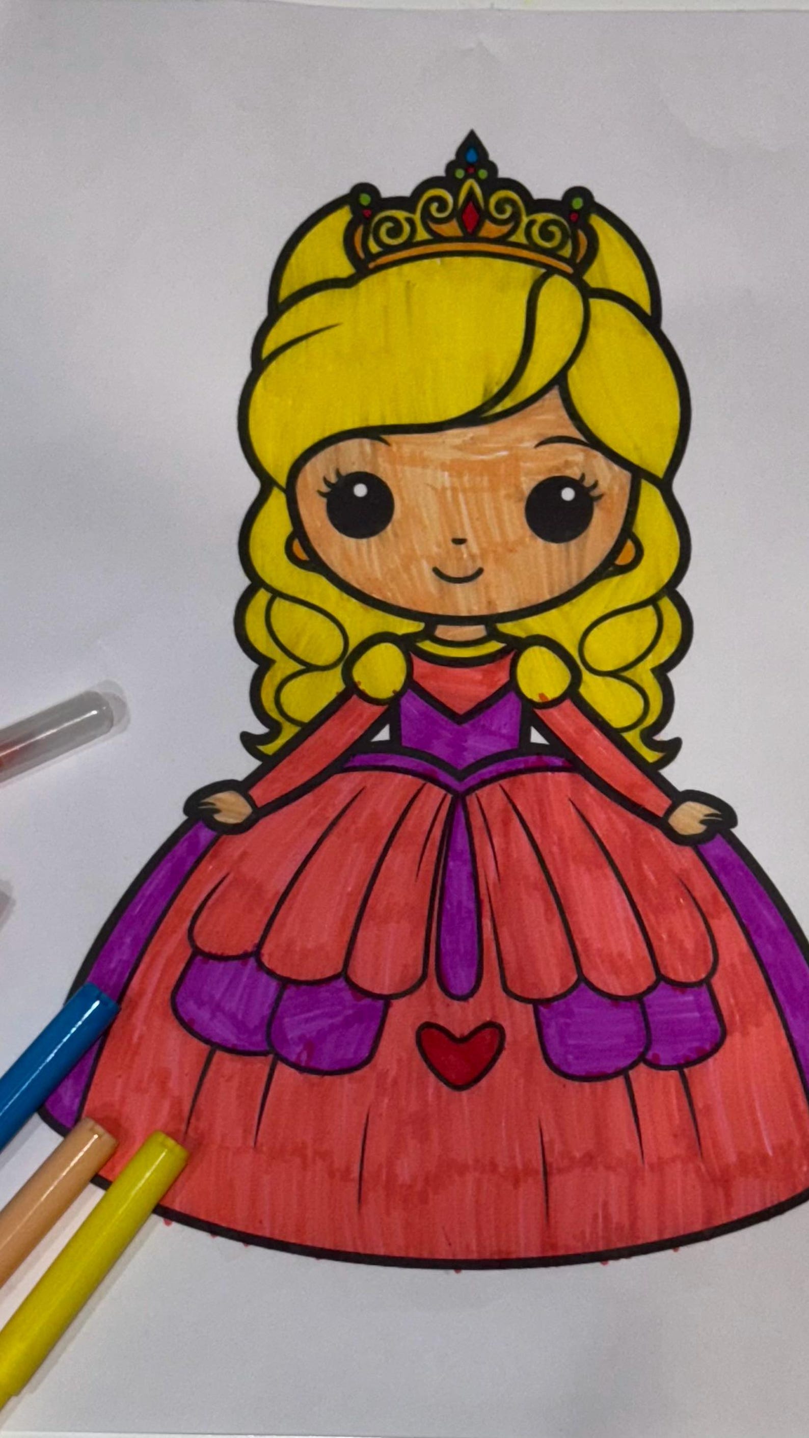Princess Coloring Pages for Kids, 30 Coloring Pages, Princess Coloring ...