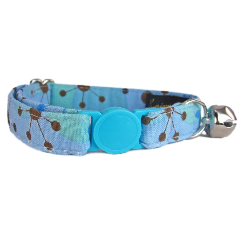 light blue cat collar