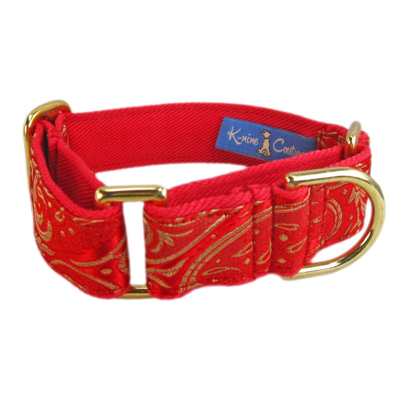 Fancy Dog Collar Martingale Dog Collar for Greyhounds Made Etsy