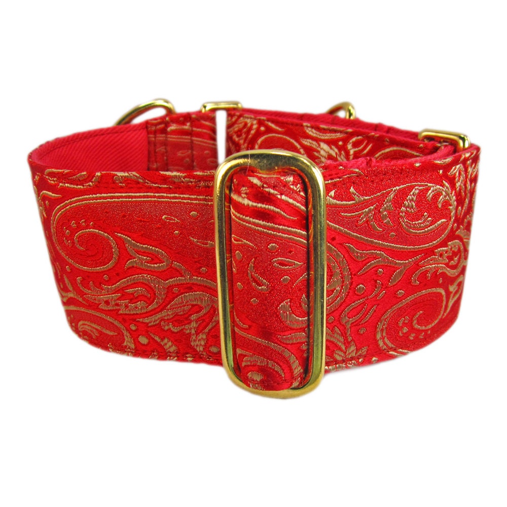 Fancy Dog Collar Martingale Dog Collar for Greyhounds Made Etsy