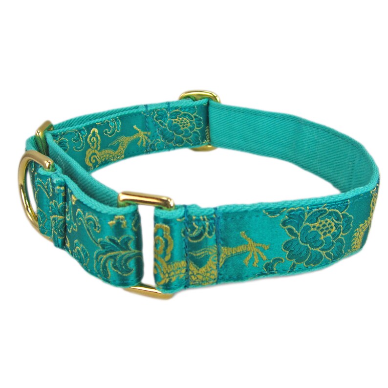 Emerald Green Dog Collar and Leash Set Fancy Whippet Collar Etsy