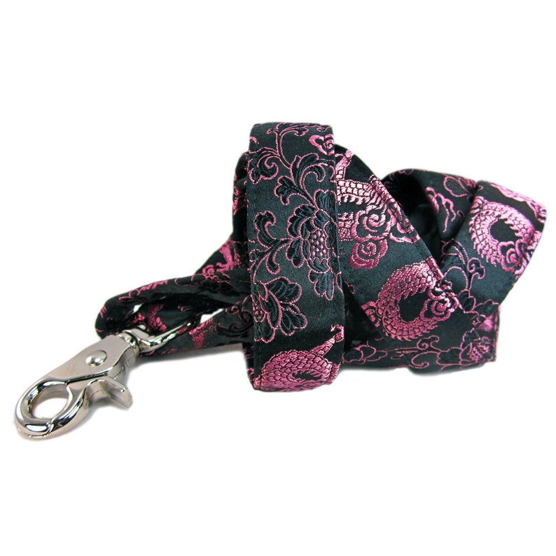 Girl Dog Collar and Leash Set Pink Dragon Dog Collar 1.5 Etsy