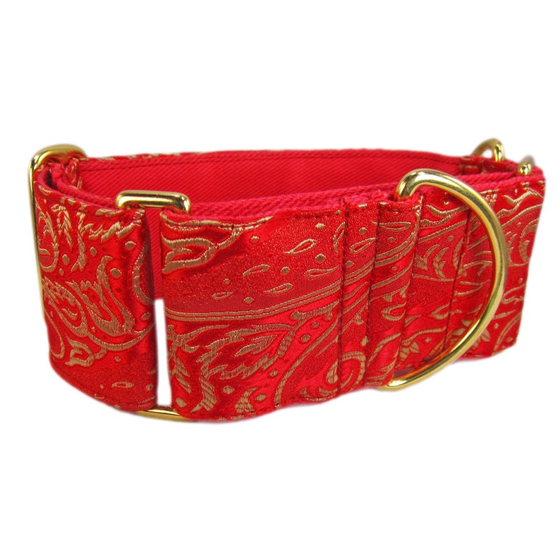 Fancy Dog Collar Martingale Dog Collar for Greyhounds Made Etsy