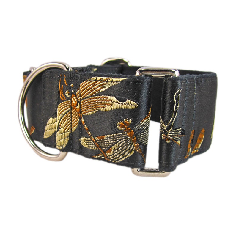 Fancy Martingale Dog Collar and Leash Set. Silk Dog Collar Etsy