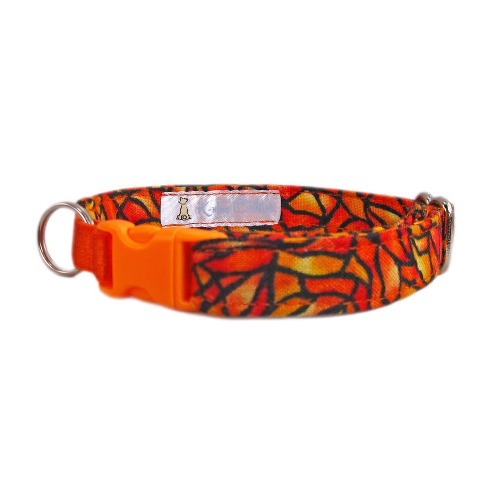 Bright Orange Cat Collar Safety Elastic Cat Collar for Cats Etsy