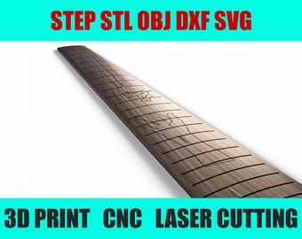 Guitar Fretboard Inlay Cover (Hands Design) – CNC, 3D Print, Laser Cutting