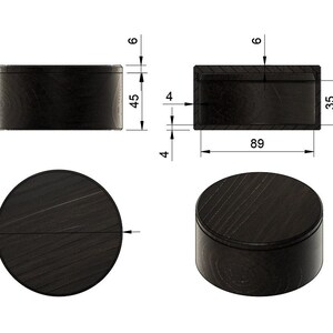 3D Printed Screw-Top Jewelry Box Model (STL File) image 2