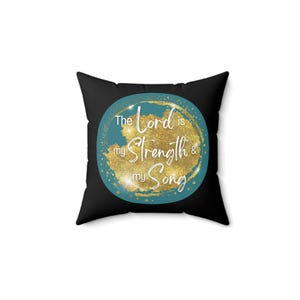 Gorgeous Accent Pillow with Bible Verse