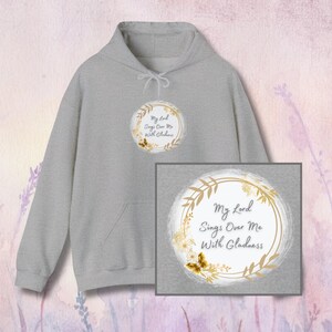 WomanChristian Hooded Sweatshirt with Scripture