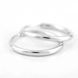 925 Sterling Silver Hoop Earrings For Women, Plain Silver Hoop Earrings For Men, Handmade Earrings Bali For Unisex, Daily Wear Earrings Gift