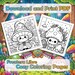20 Cozy Friends Coloring Pages: Coloring Book for Adults, Teens and ...