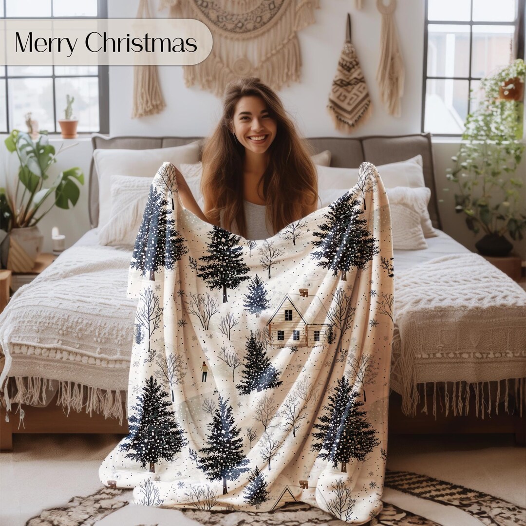 Blanket Vintage Christmas main image 1
