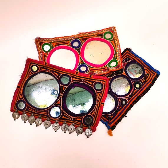 インドバンジャラ族民族衣装髪飾りヴィンテージトライバルアート