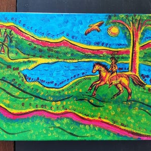 Per bambini, Nativi americani, storie per bambini, pittura per bambini, pittura per bambini, bambino a cavallo, bambino a cavallo
