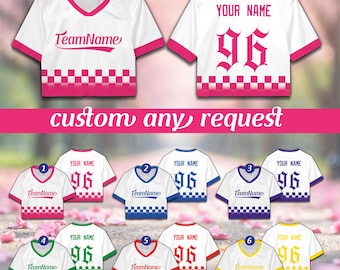 Camiseta de fútbol personalizada tipo crop top, color personalizado, camiseta de tu equipo de fútbol favorito. Conjunto perfecto para el día del partido. Ideal para chicas y mujeres aficionadas al fútbol.