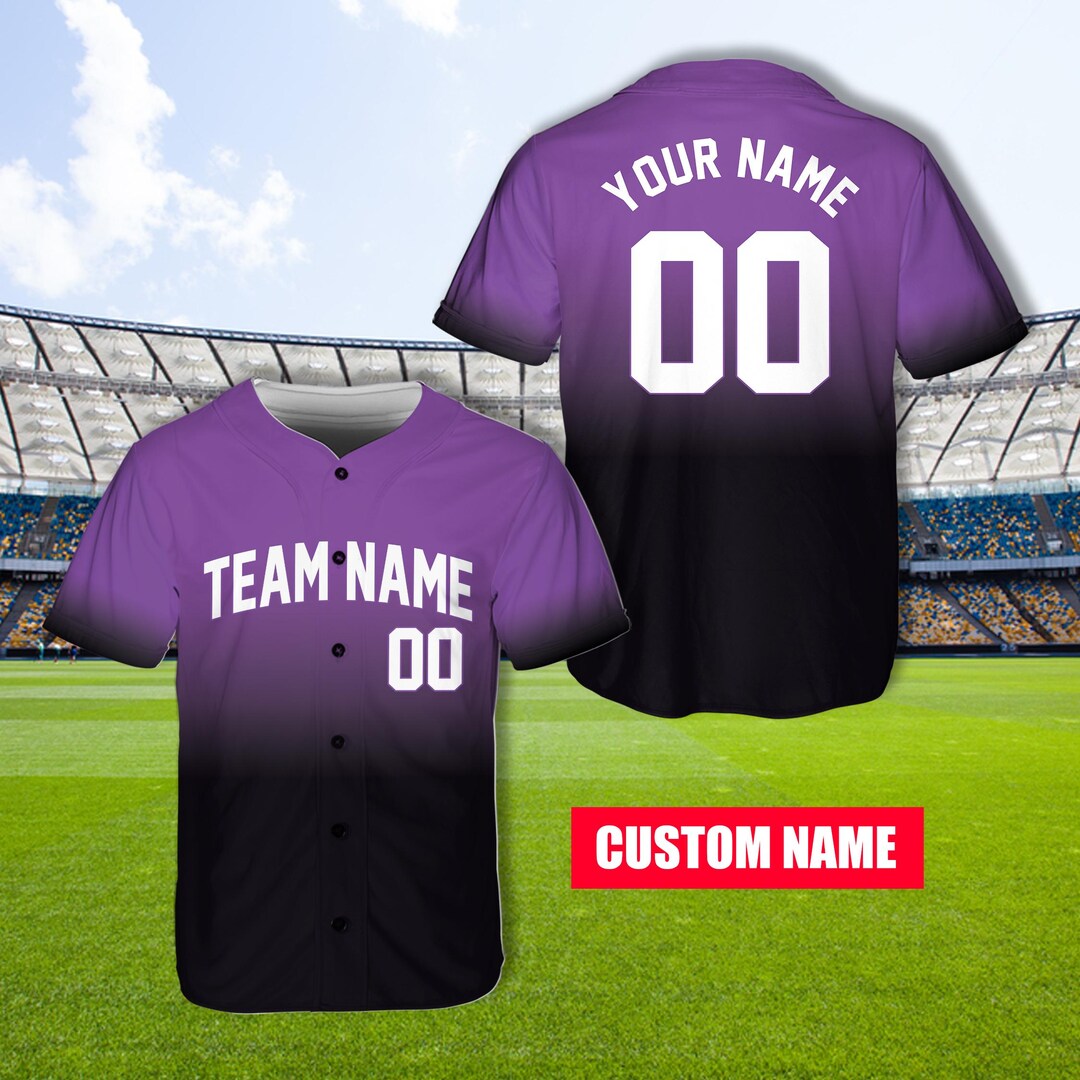 Ombre Baseball Jersey main image 1