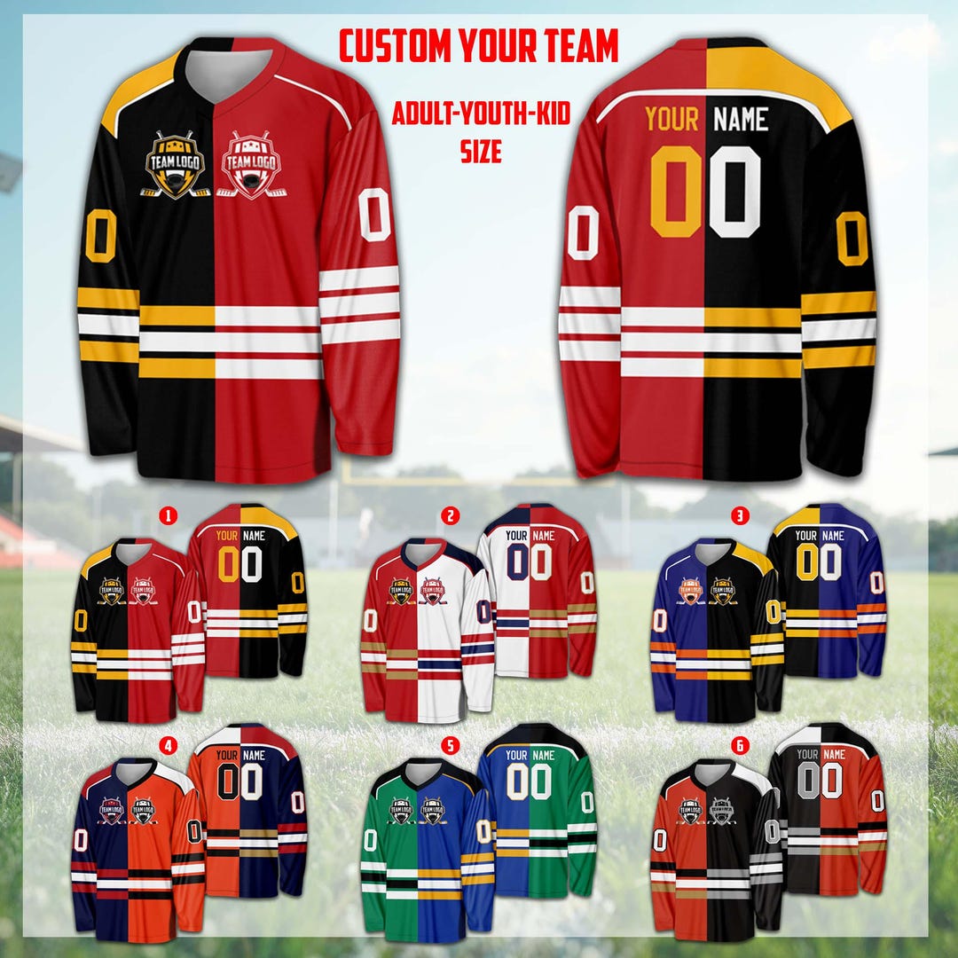 Hockey Team Personalized Nhl Hockey Jerseys Personalized Name
