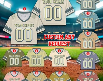 Camiseta de fútbol vintage retro con nombre personalizado, top corto, camiseta de equipo de fútbol retro personalizada, atuendo para el día del partido para jugadores y aficionados al fútbol