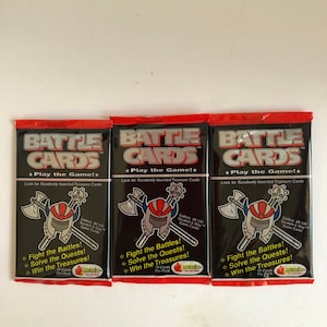 Battle Cards Trading Cards Lot of 3 Packs