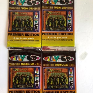 Lot of 4 Silly CDs trading Cards. Premier Edition.