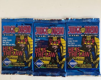 Judge Dredd The Epics Trading Cards Lot of 3 Packs
