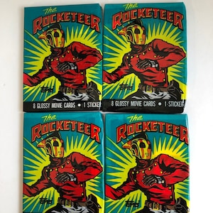 The Rocketeer Movie Trading Cards Lot of 4 Packs