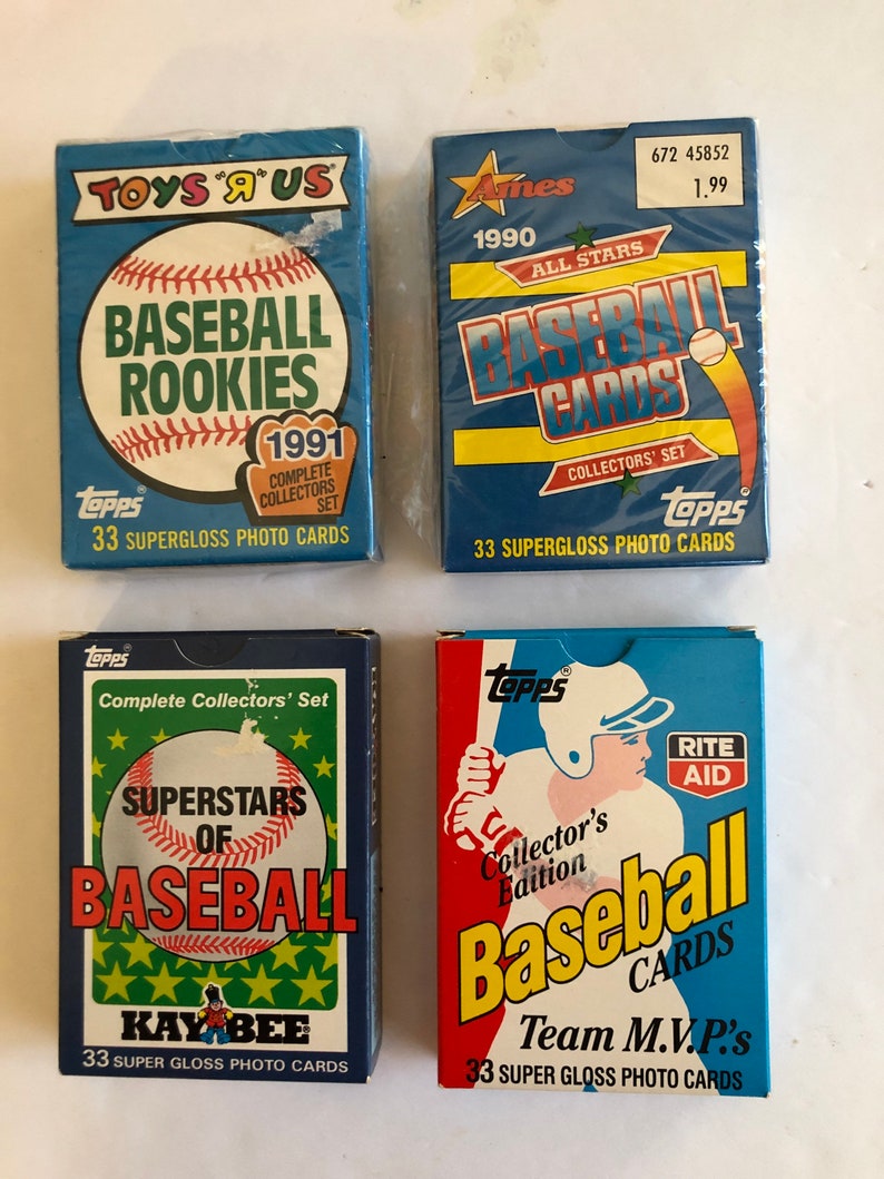 Baseball Card Sets. 1991 Toys R Us Rookies OR 1988 Kay Bee Etsy