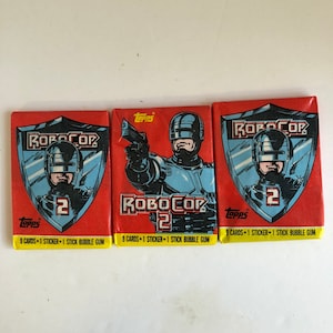 Robo Cop 2 Trading Cards Lot of 3 Packs