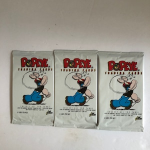 Popeye Trading Cards Lot of 3 packs